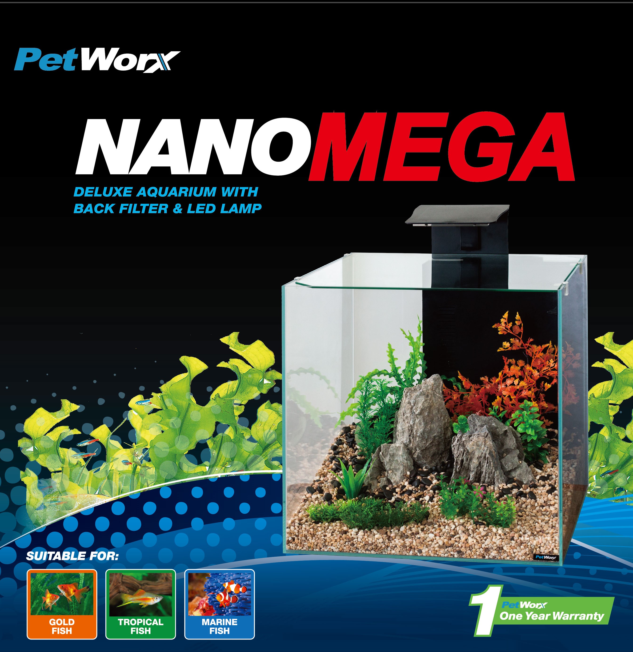 Pet Worx Nano Aquariums